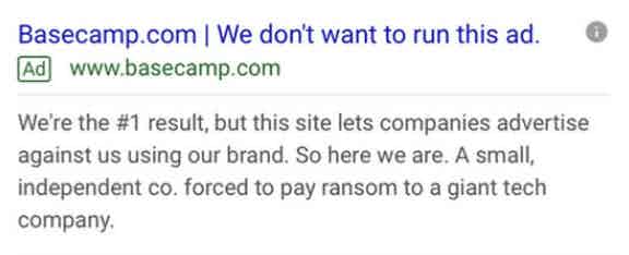 basecamp ppc ad