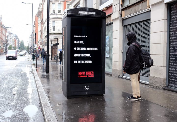 KFC Ain't no small fry OOH advertisement