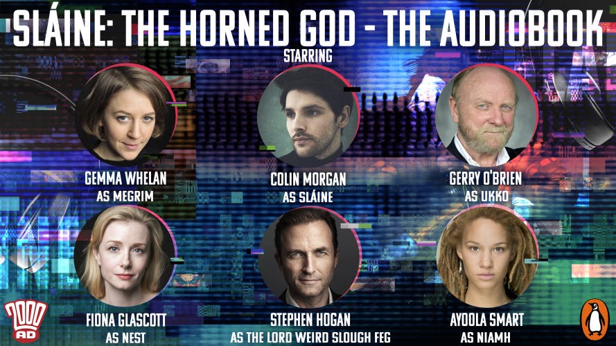Cast of Slaine audiobook Penguin Randomhouse