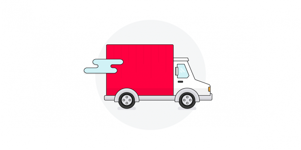 delivery van illustration